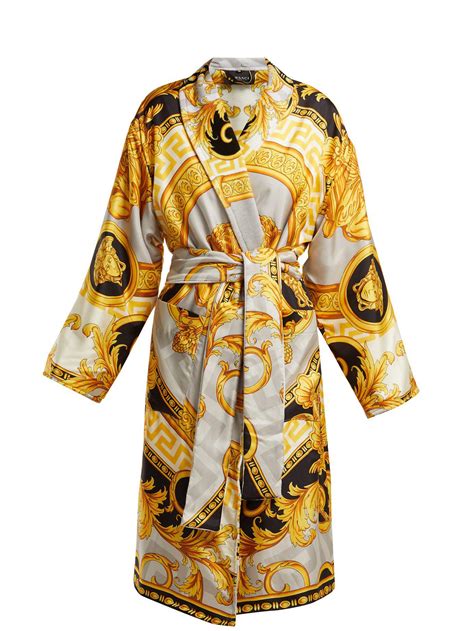 women's versace robes on sale|Versace baroque robe.